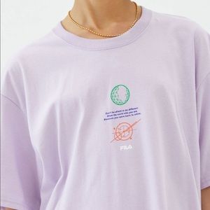 fila voyager urban outfitters tshirt dress